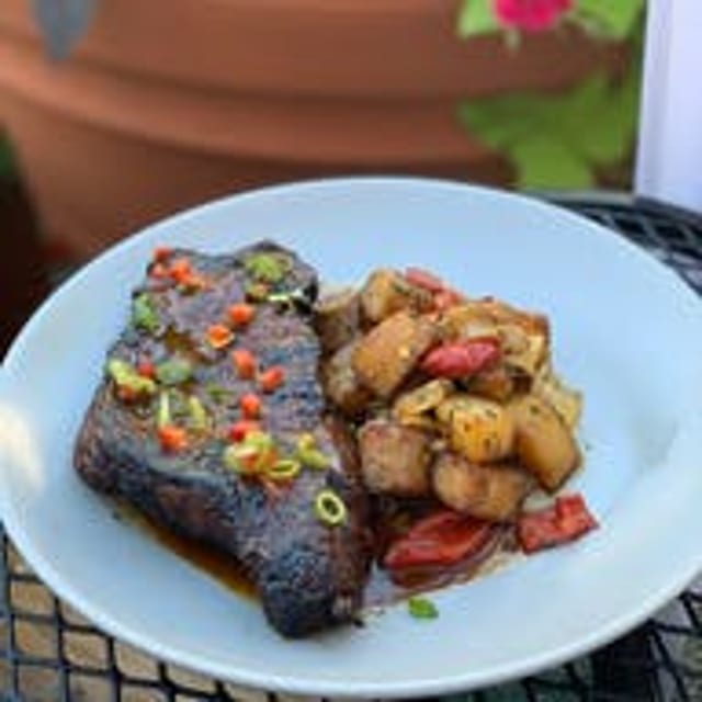 New York Steak.